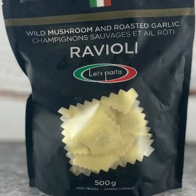Pasta (Wild Mushroom Ravioli)