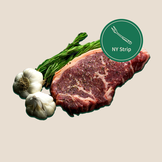 Beef, GrassFed, New York Striploin, 280g Bundle 4 Pack